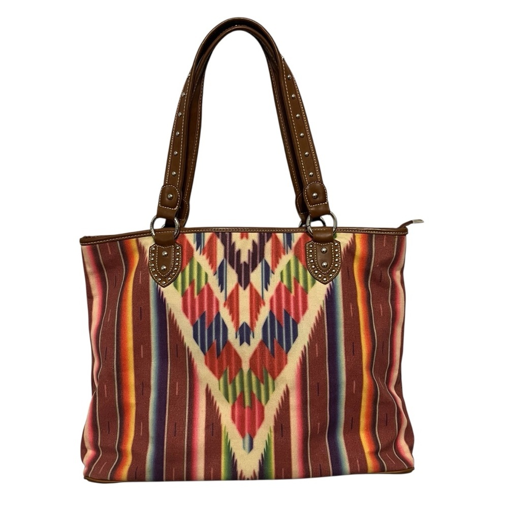 Montana West Western Shoulder Bag Multicolor Tooled Cowboy Boho Purse